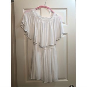 Show Me Your Mumu White Strapless Dress